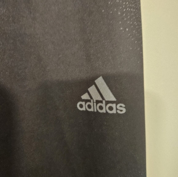 NWT-Girls Adidas Aeroready Black With Rainbow Print Tights-Girls Size Small - Picture 5 of 5